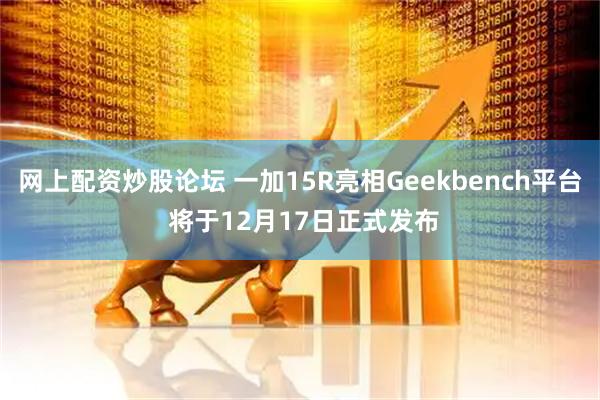 网上配资炒股论坛 一加15R亮相Geekbench平台 将于12月17日正式发布