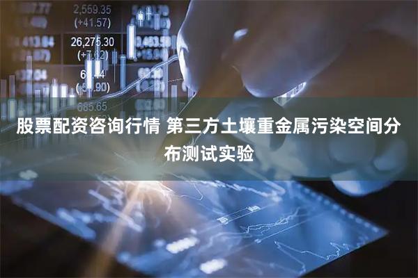 股票配资咨询行情 第三方土壤重金属污染空间分布测试实验